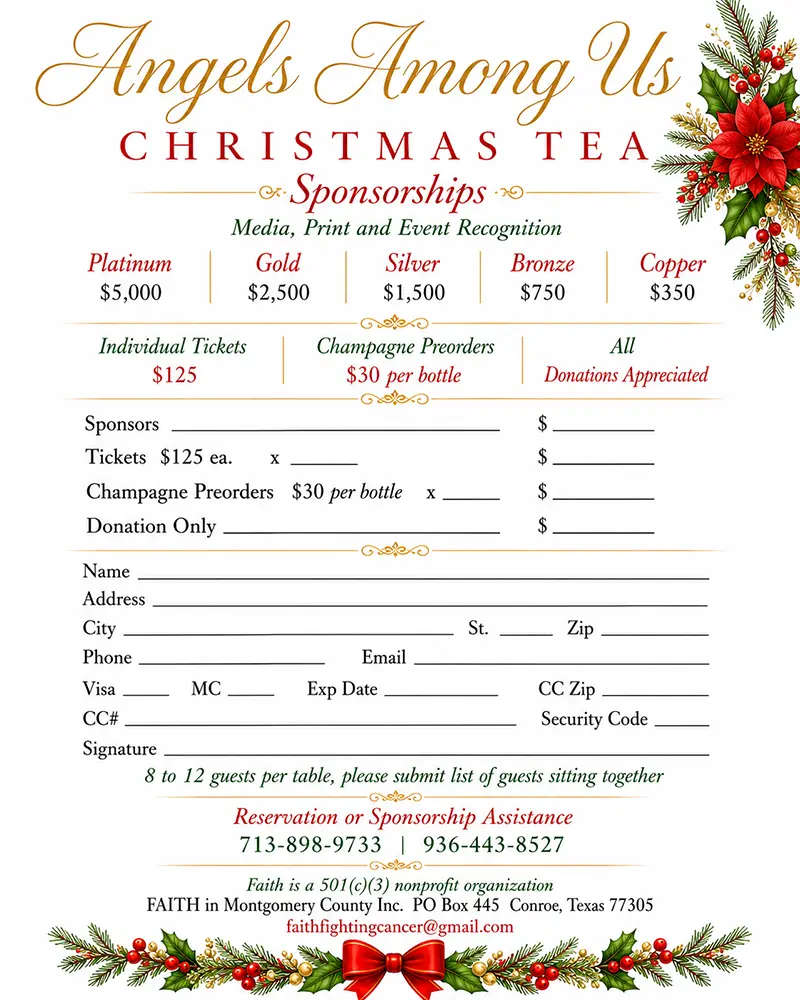 Angels Among Us Christmas Tea